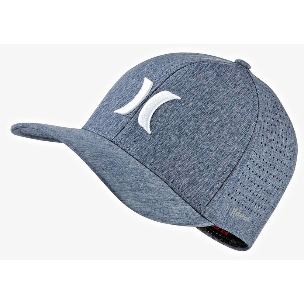 Hurley Men's Phantom 4.0 Dri-FIT Flex Fit Hat Cap - Obsidian